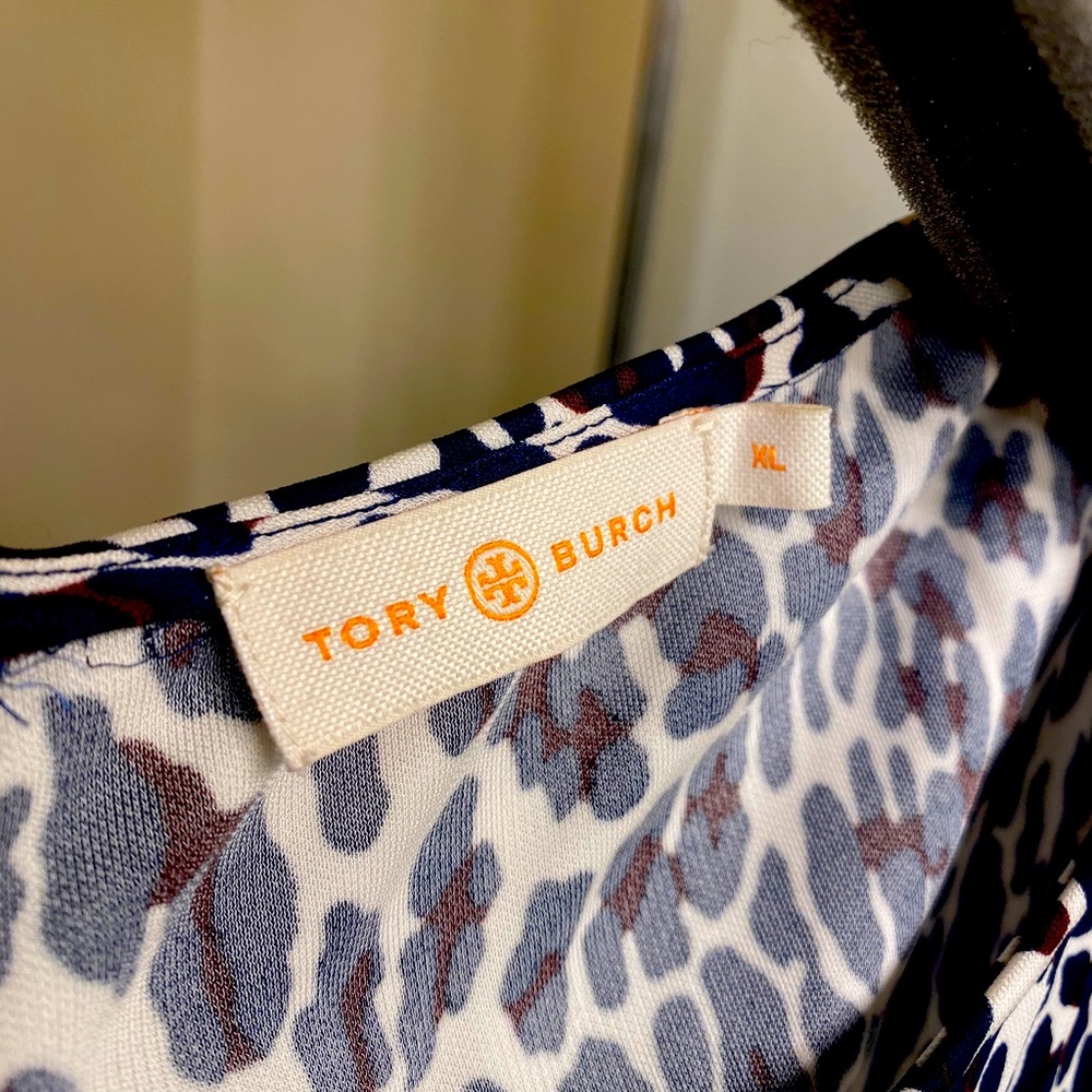 Tory Burch shift leopard dress.